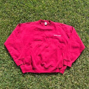 90s worker issued trader joes crewneck sweater maroon mens size xxl rare